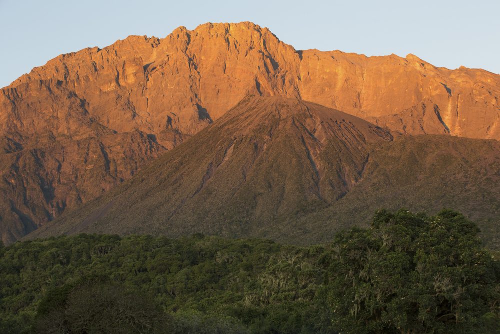 rugged hills and rocky outcrops