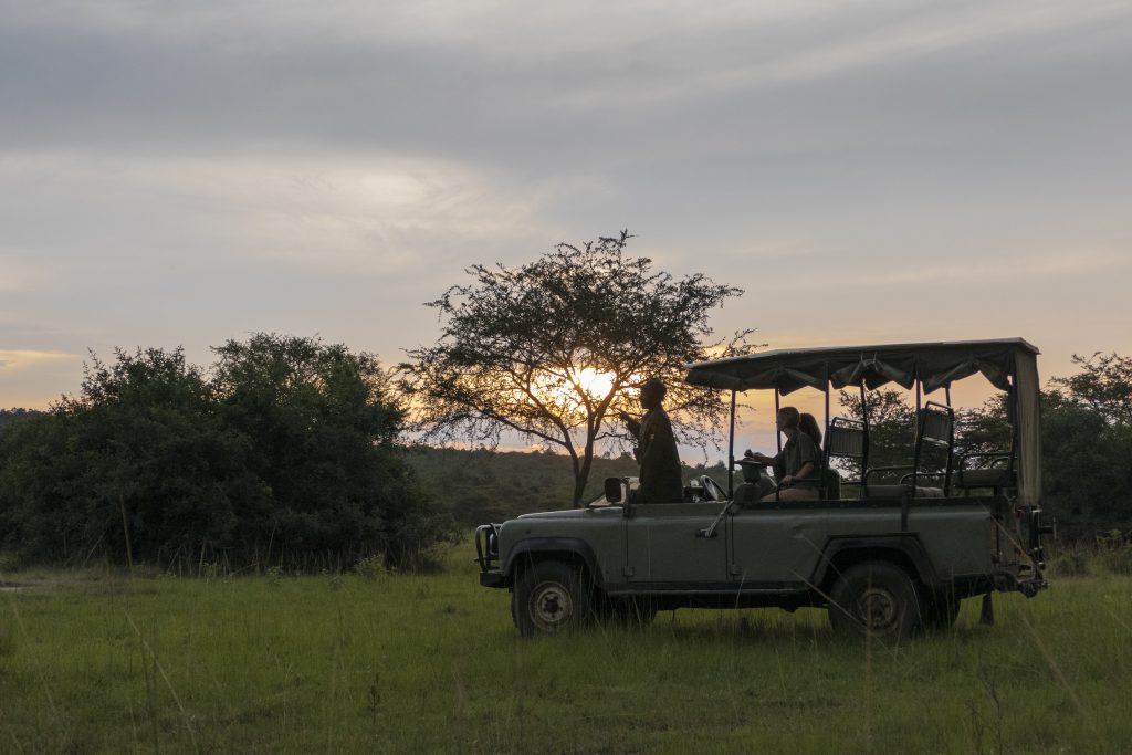 Night game drives in Lake Mburo National Park