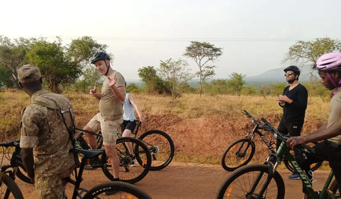 Cycling in Lake Mburo national park